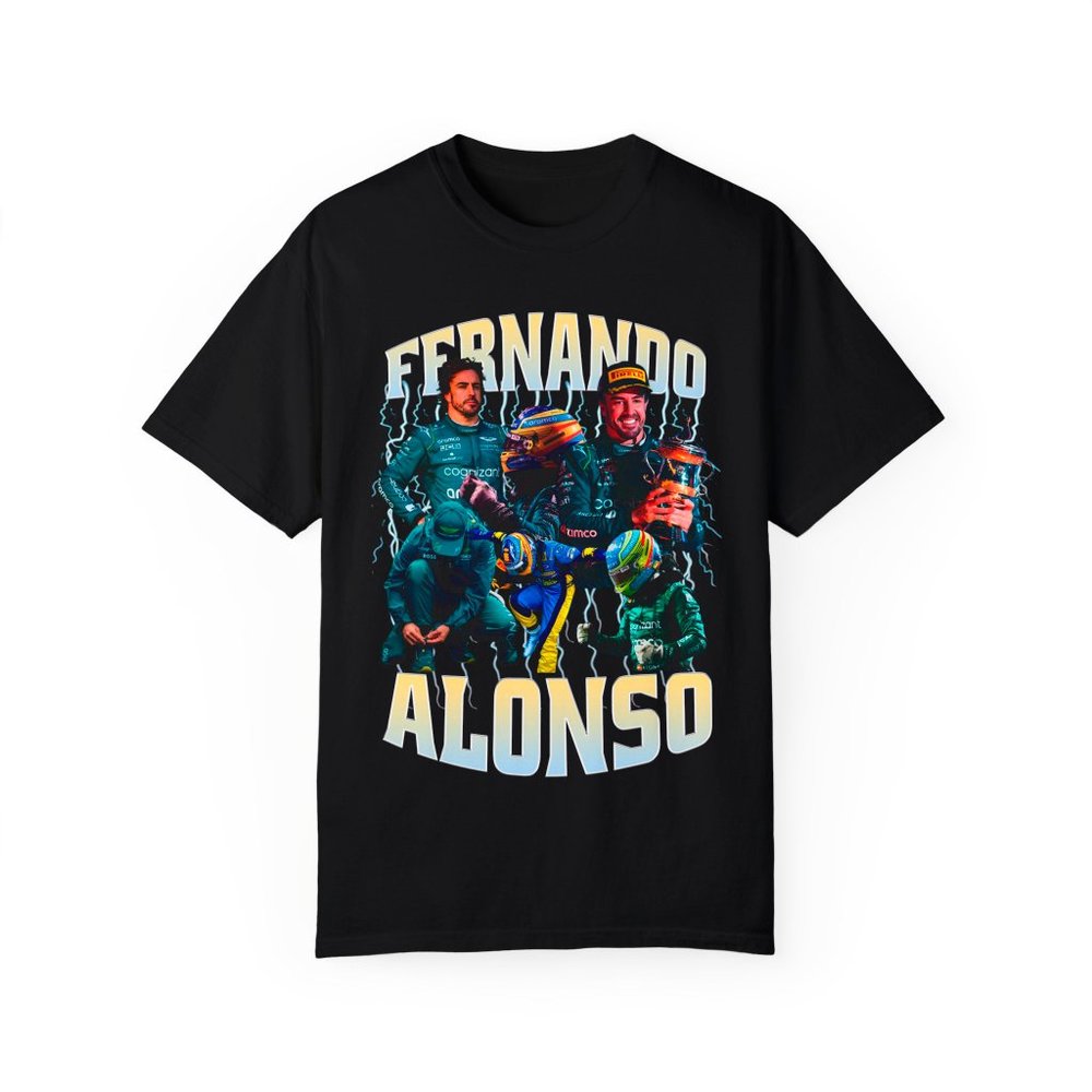 Fernando Alonso Tee Black